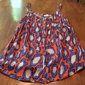 CABI spaghetti-strap shirt.  Size Large.